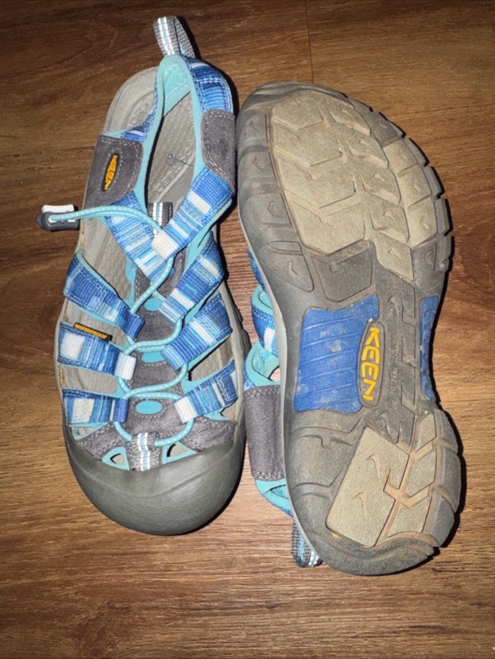 Women’s Keen waterproof sandals 8 turquoise blue - Picture 8 of 8